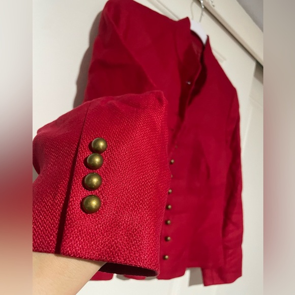 ♥️ Red Blazer Coat ♥️ - Picture 3 of 5